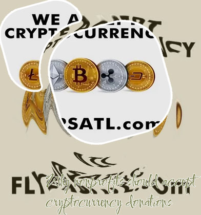 Actually started accepting cryptocurrency donations