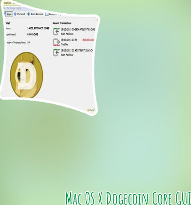 Dogecoin core wallet address